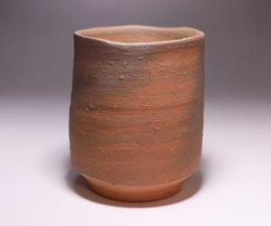 高力芳照 作 「備前湯呑」