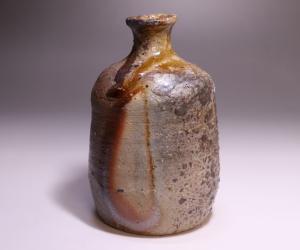 高力芳照 作 「備前窯変徳利」