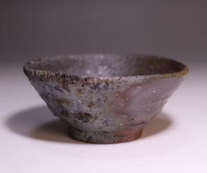 高力芳照 作 「備前窯変盃」