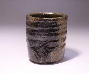 竹中健次 作 「伊部烈彩ぐい呑」