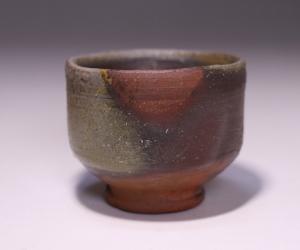 藤原 雄 作 「備前酒杯」