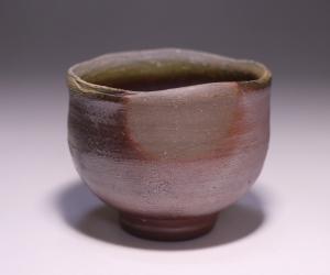 藤原 雄 作 「備前酒杯」