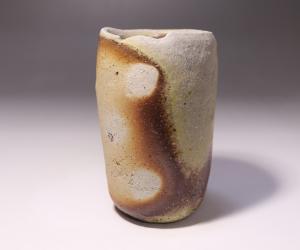 後関裕士 作 「桧山備前ビアマグ」