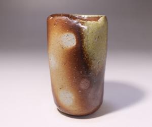 後関裕士 作 「桧山備前ビアマグ」