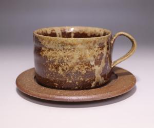秋谷昌央 作 「備前コーヒーセット」