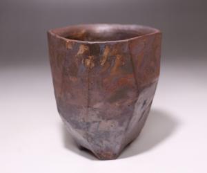 中原幸治 作 「備前練込カップ黒」