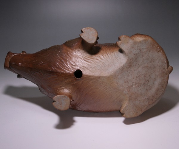 二代小山一草 作 「備前亥置物」 ～備前焼専門卸小売店 川口陶楽苑～
