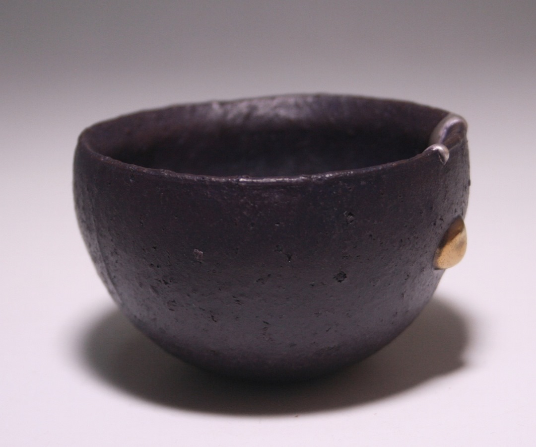 中原幸治作 「陶胎酒呑 夜光」