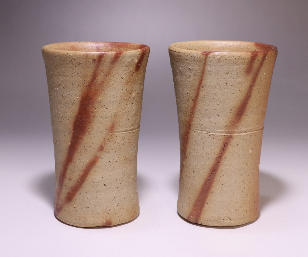金重有邦 作 「粉吹酒呑」 ～備前焼専門卸小売店 川口陶楽苑～
