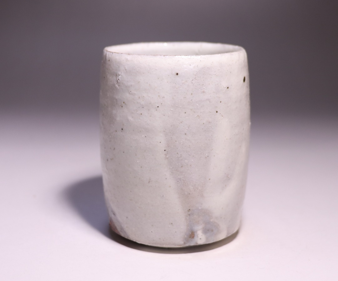 陶工房 斿作 「粉引湯呑」