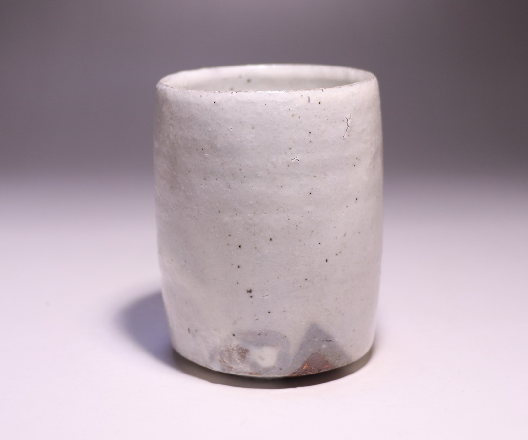 陶工房 斿作 「粉引湯呑」
