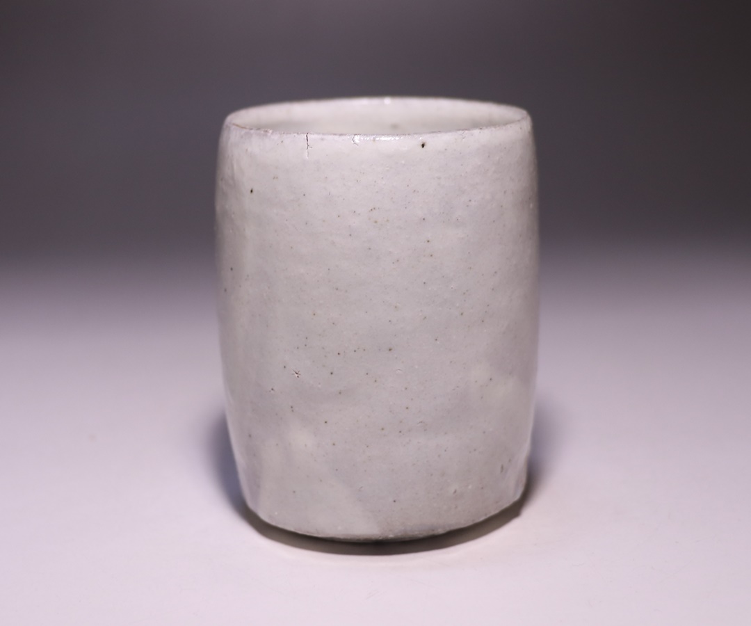 陶工房 斿作 「粉引湯呑」