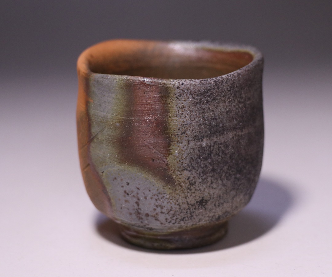 伊勢崎 満作 「伊部ぐい呑」