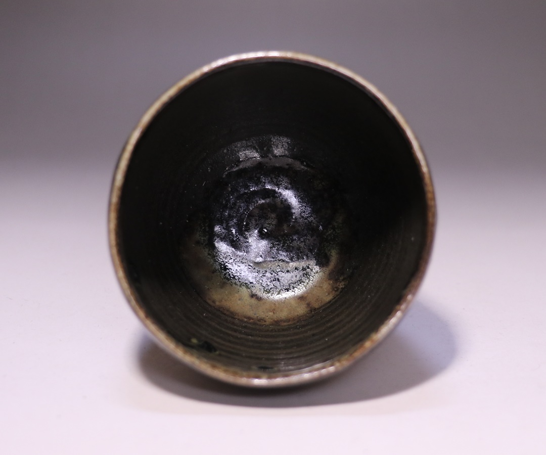 馬場隆志 作 「黒備前湯呑（左馬）」 ～備前焼専門卸小売店 川口陶楽苑～